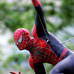 Spider-Man at the Downtown Manhattan in New York City, New York (Photo by James Devaney/WireImage)