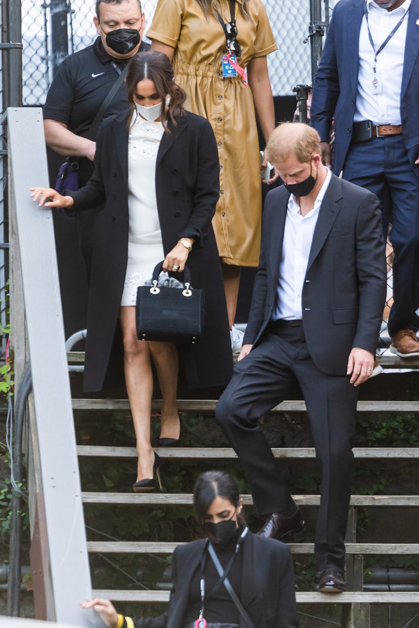NEW YORK, NEW YORK - SEPTEMBER 25: Meghan Markle, Duchess of Sussex, and Prince Harry, Duke of Susse...