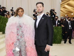 Serena Williams and Alexis Ohanian attend The 2021 Met Gala Celebrating In America: A Lexicon Of Fas...