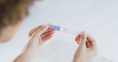 A pregnancy test won't be affected by breastfeeding.