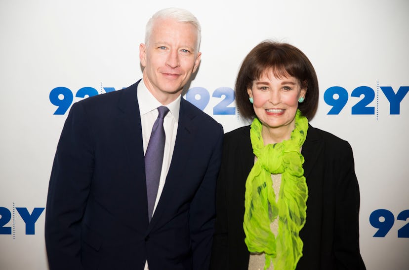 NEW YORK, NY - APRIL 14:  Anderson Cooper and Gloria Vanderbilt attend A Conversation With Anderson ...