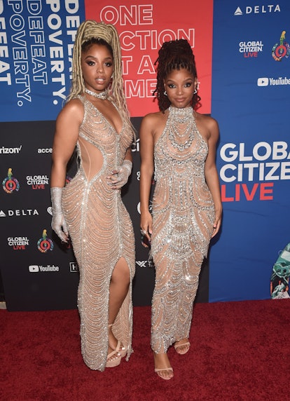 LOS ANGELES, CALIFORNIA - SEPTEMBER 25: Chloe X Halle attend the 2021 Global Citizen Live, Los Angel...