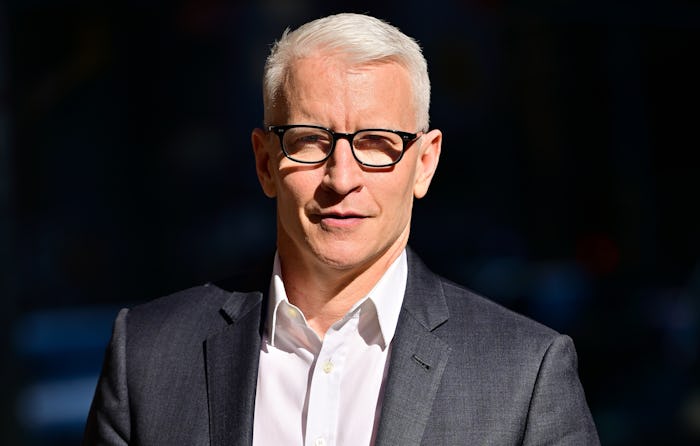 NEW YORK, NEW YORK - JUNE 16: Anderson Cooper visits "The Late Show with Stephen Colbert" at the Ed...