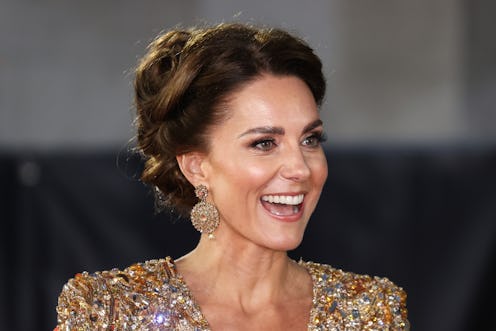 Kate Middleton's 'No Time To Die' premiere look made a lasting impression. She chose a gold sequin c...