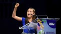 MICO, MILAN, ITALY - 2021/09/28: Greta Thunberg gestures during opening plenary session of the Youth...