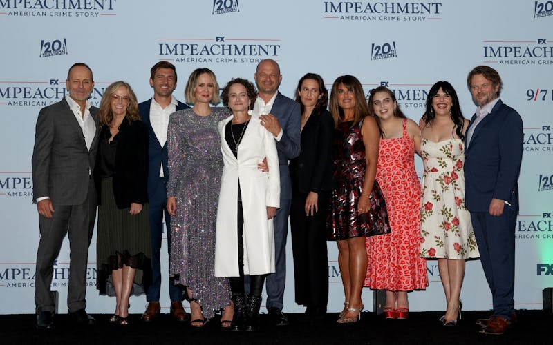 The Cast Of 'Impeachment: American Crime Story' vs Their Real-Life Counterparts. Photo via Kevin Win...