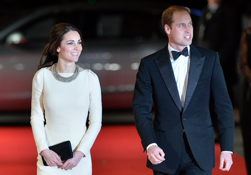 Prince William and Kate Middleton attend a 2013 movie premiere.