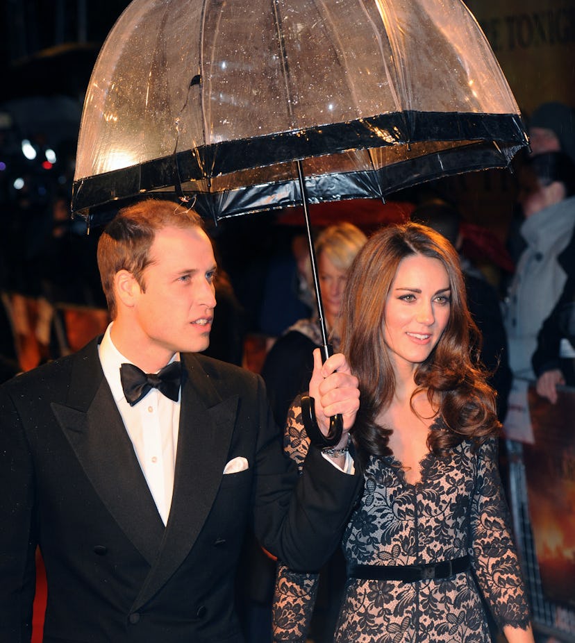 Kate Middleton attends her first movie premiere.