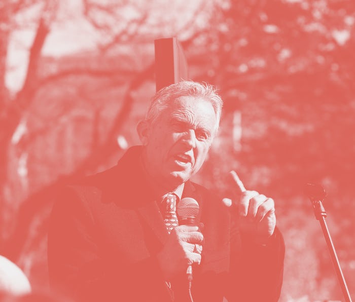 WASHINGTON, DC - NOVEMBER 15: Robert Kennedy Jr. speaks during "Fire Drill Friday" climate change p...