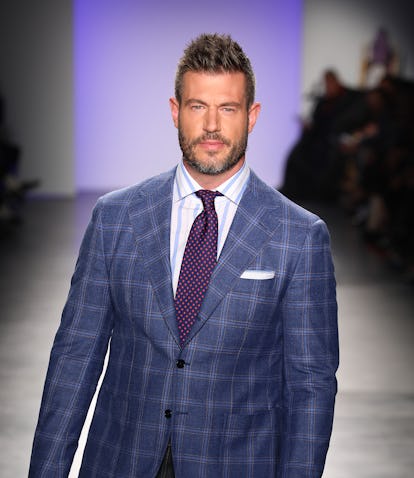 NEW YORK, NEW YORK - FEBRUARY 05: Jesse Palmer walks the runway at The Blue Jacket Fashion Show duri...