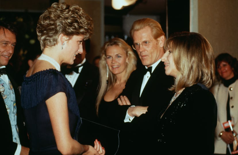 Princess Diana meets Barbara Streisand