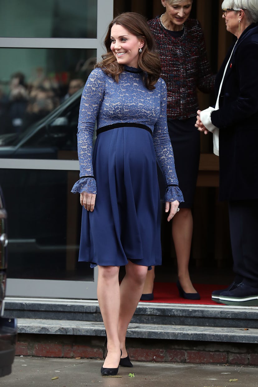 This Seraphine dress is one of Kate Middleton's most memorable maternity outfits. 