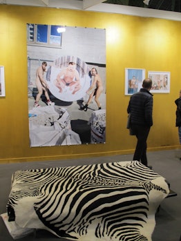The Suzanne Tarasieve gallery showing works from Juergen Telle in Paris, France as seen on 09 Novemb...