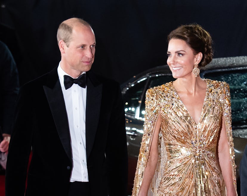 LONDON, ENGLAND - SEPTEMBER 28: Catherine, Duchess of Cambridge and Prince William, Duke of Cambridg...