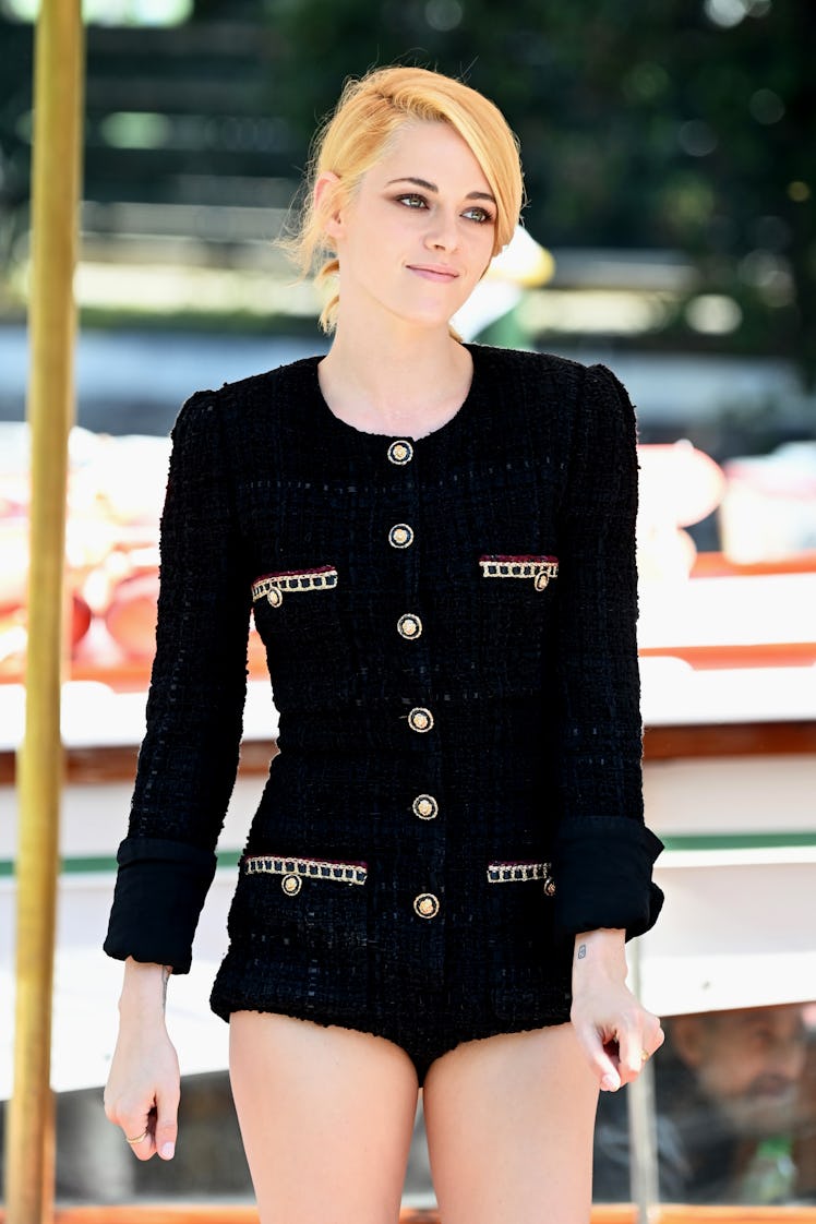 VENICE, ITALY - SEPTEMBER 03: Kristen Stewart is seen arriving at the 78th Venice International Film...