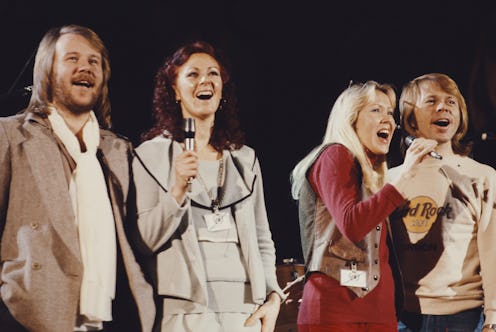 Swedish pop group Abba performing at 'The Music for UNICEF Concert: A Gift of Song' benefit concert ...