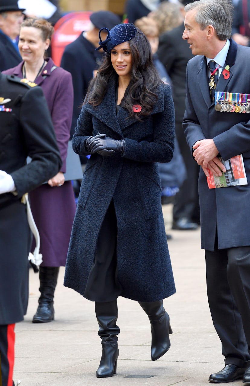 Meghan, Duchess of Sussex attends the 91st Field of Remembrance at Westminster Abbey in London, Engl...