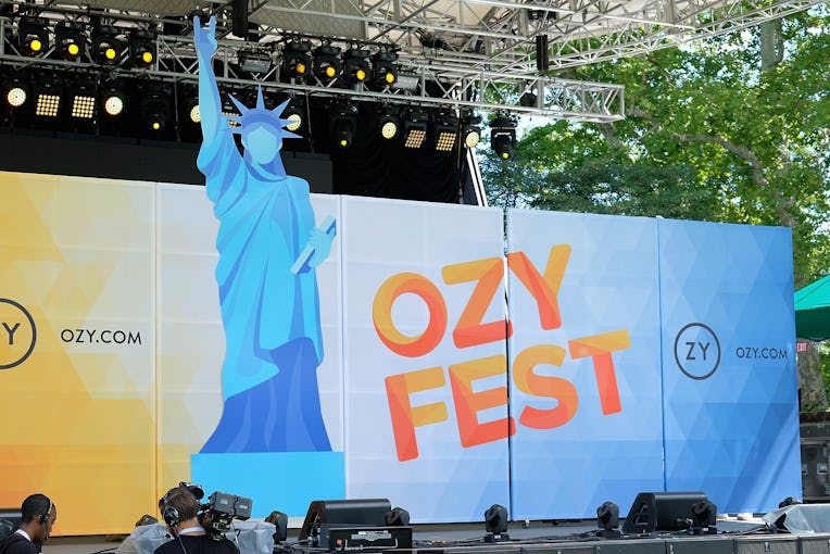 NEW YORK, NY - JULY 21: A view of OZY Fest 2018 at Rumsey Playfield, Central Park on July 21, 2018 ...