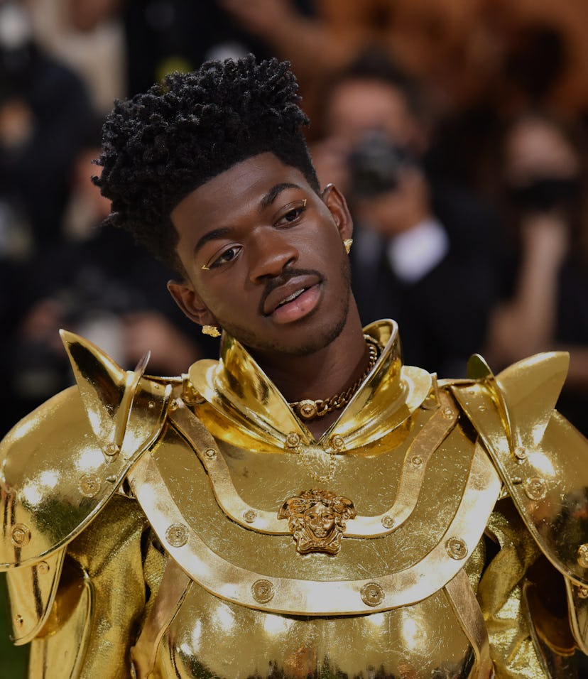 NEW YORK, NEW YORK - SEPTEMBER 13: Lil Nas X attends 2021 Costume Institute Benefit - In America: A ...