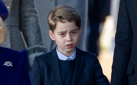KING'S LYNN, ENGLAND - DECEMBER 25:  Prince George of Cambridge attends the Christmas Day Church ser...