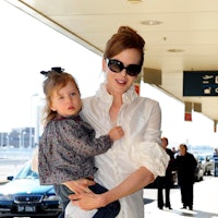 SYDNEY, AUSTRALIA - JUNE 20: Australian actress Nicole Kidman and her daughter Sunday Rose arrive at...