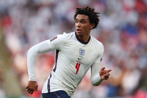 LONDON, ENGLAND - SEPTEMBER 05: Trent Alexander-Arnold of England during the 2022 FIFA World Cup Qua...