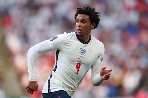 LONDON, ENGLAND - SEPTEMBER 05: Trent Alexander-Arnold of England during the 2022 FIFA World Cup Qua...
