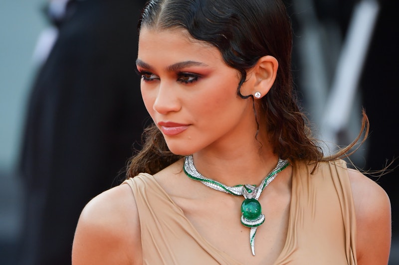 VENICE, ITALY - SEPTEMBER 03: Zendaya attends the red carpet of the movie "Dune" during the 78th Ven...