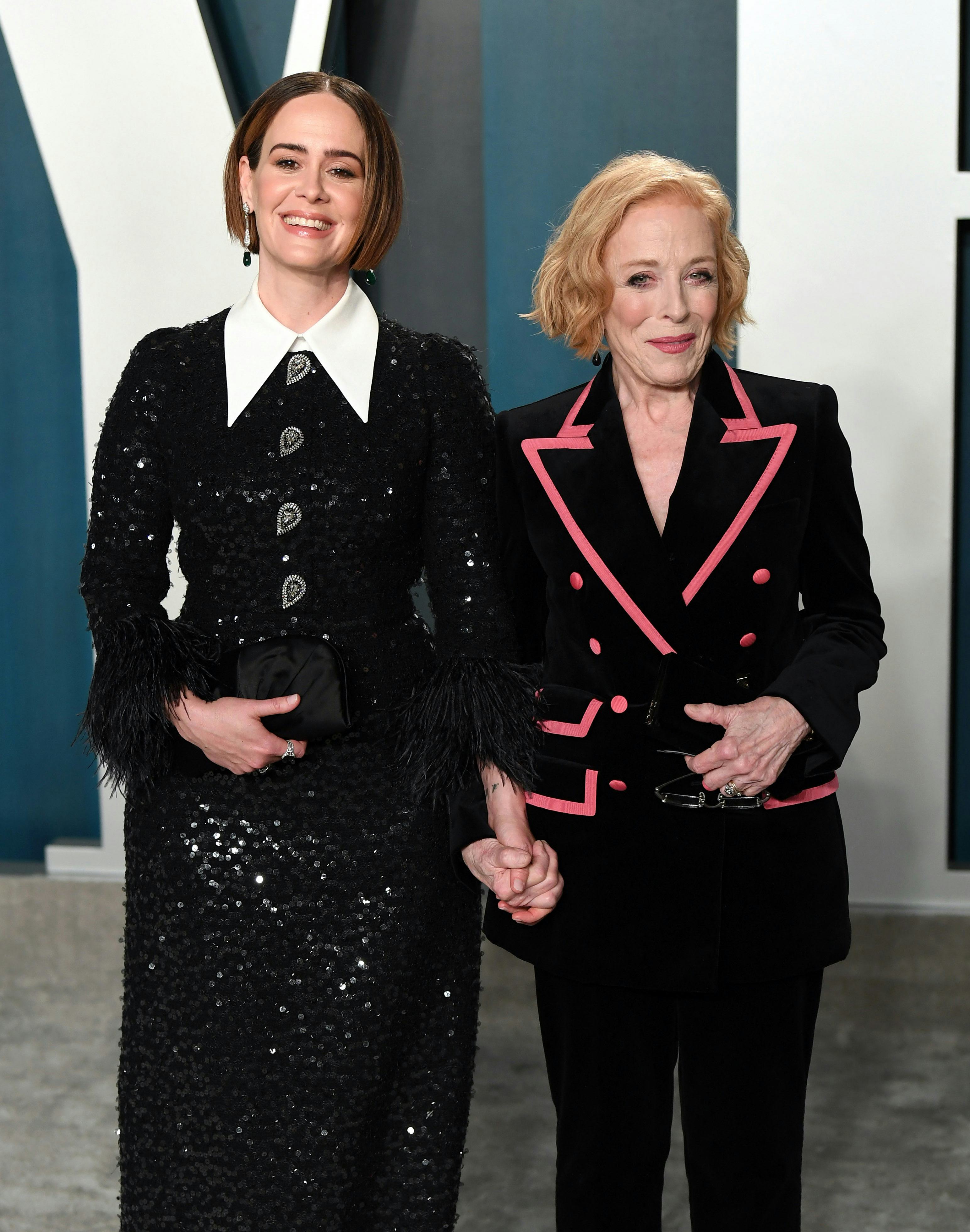 Dress as celebrity couple Sarah Paulson and Holland Taylor for Halloween