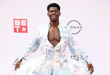 LOS ANGELES, CALIFORNIA - JUNE 27: Lil Nas X attends the BET Awards 2021 at Microsoft Theater on Jun...