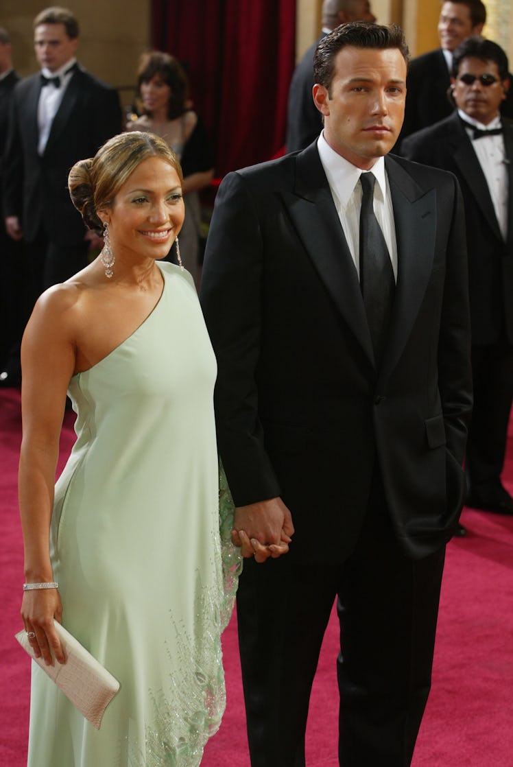 J Lo's mint green gown is an iconic Oscars look.