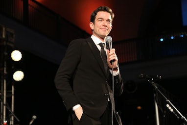 NEW YORK, NEW YORK - NOVEMBER 21: John Mulaney speaks onstage during The American Museum of Natural ...