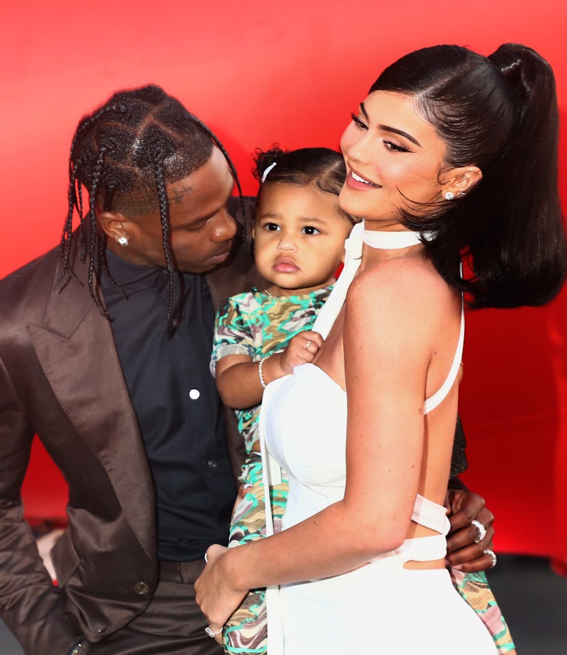 SANTA MONICA, CALIFORNIA - AUGUST 27: Travis Scott and Kylie Jenner attend the Travis Scott: "Look M...