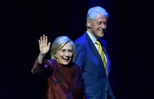 LAS VEGAS, NEVADA - MAY 05:  Former U.S. Secretary of State Hillary Rodham Clinton (L) and her husba...
