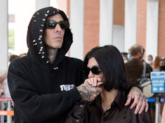 Travis Barker's quotes about flying with Kourtney Kardashian are incredibly romantic.