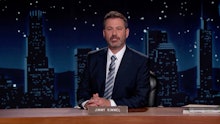 UNSPECIFIED - NOVEMBER 19: In this screengrab, Jimmy Kimmel speaks during the 2020 Media Access Awar...