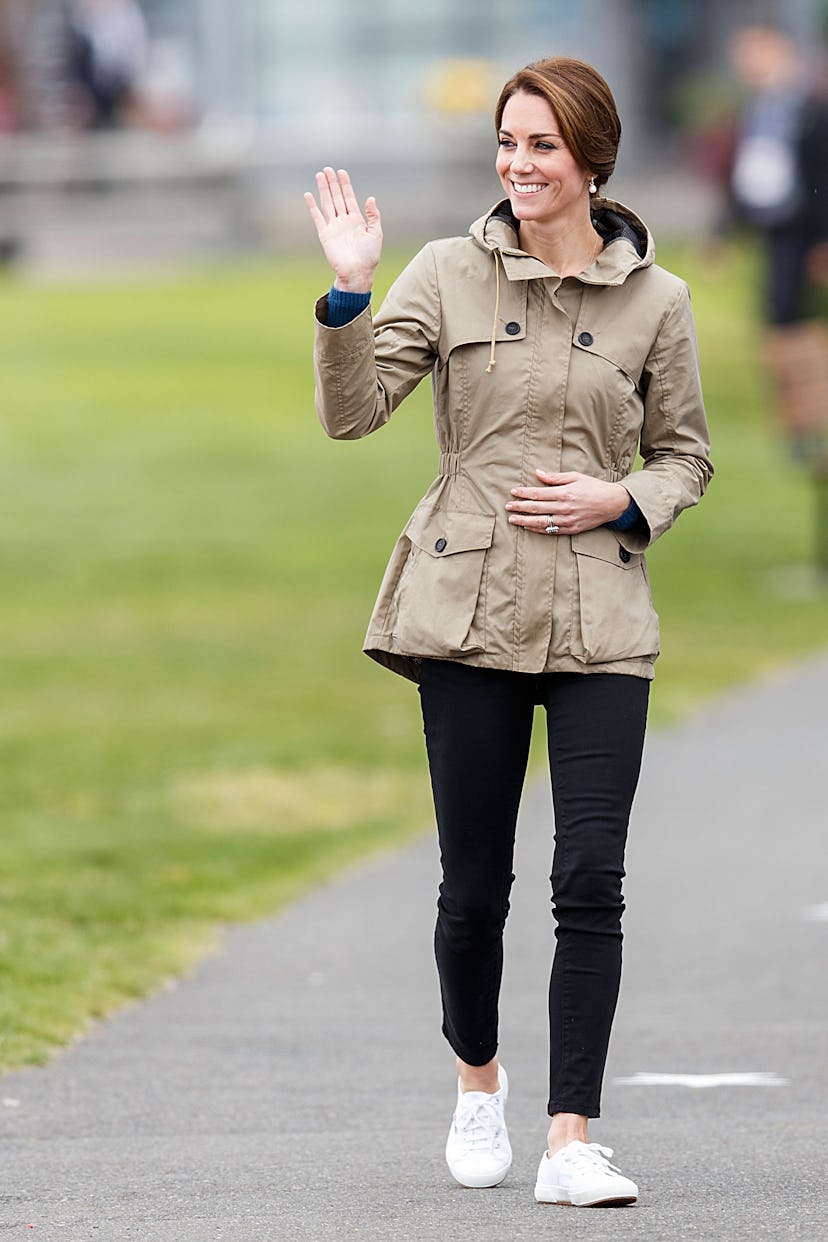 Kate Middleton wore sneakers on a tour of Canada.