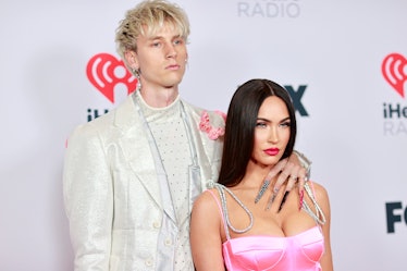 Machine Gun Kelly and Megan Fox attend the 2021 iHeartRadio Music Awards in Los Angeles, months befo...