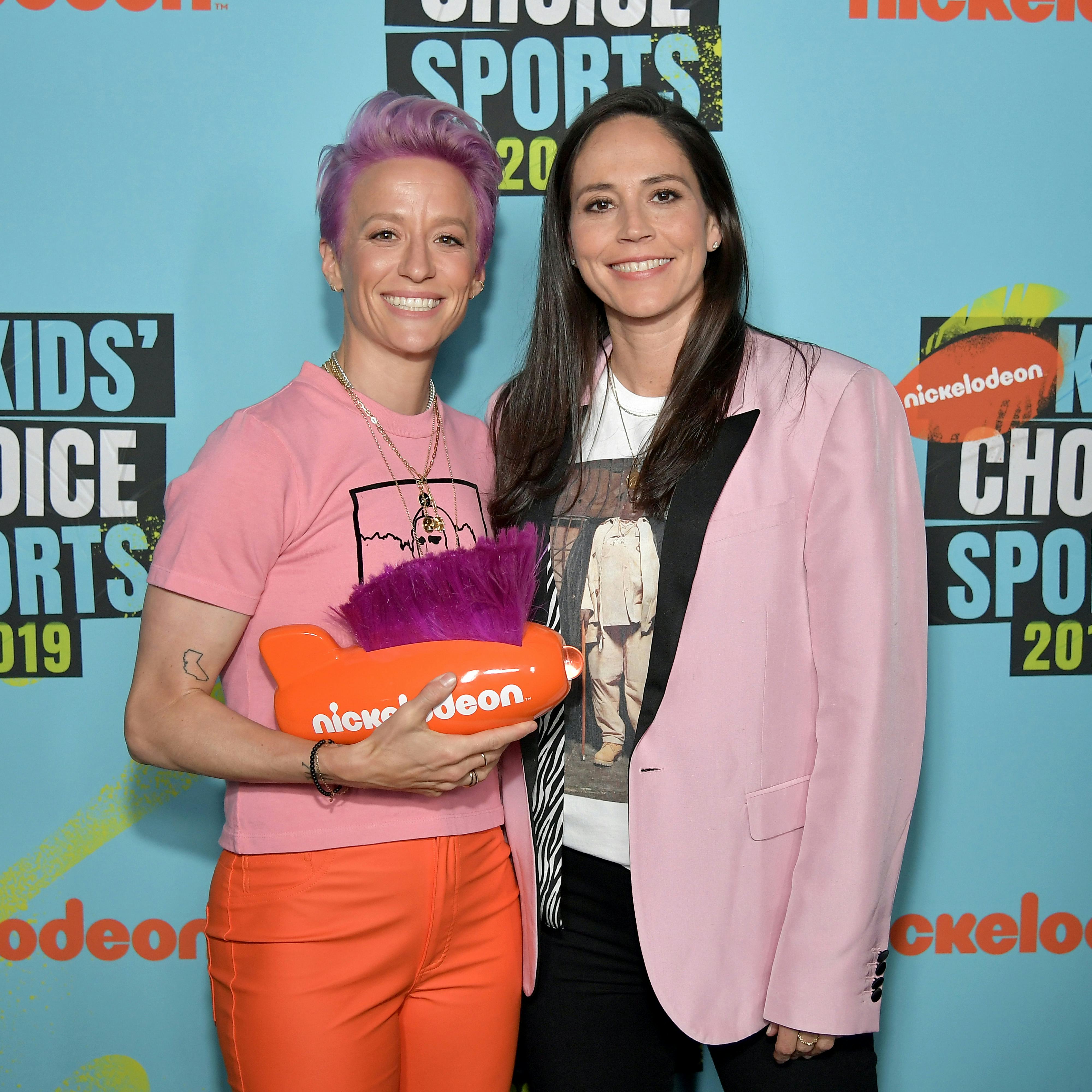 Dress as celebrity couple Megan Rapinoe and Sue Bird for Halloween