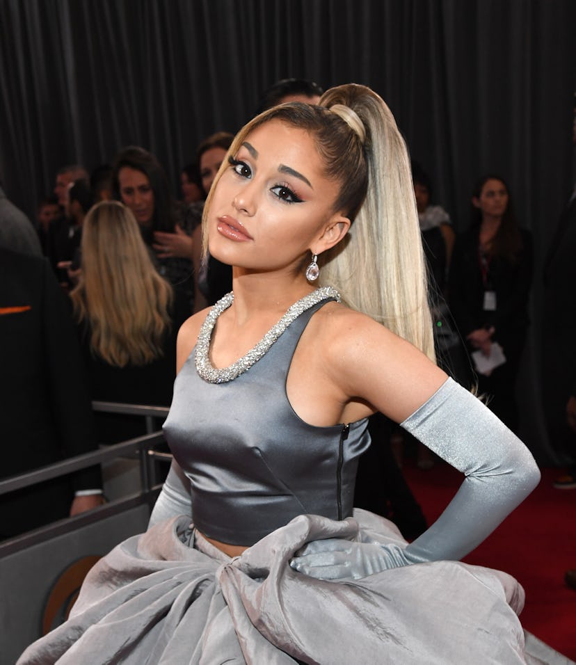 Ariana Grande attends the 62nd Annual GRAMMY Awards at STAPLES Center on January 26, 2020 in Los Ang...