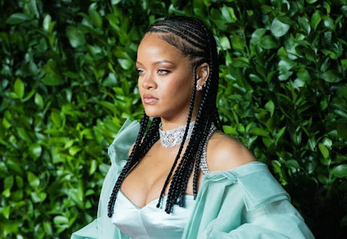 LONDON, ENGLAND - DECEMBER 02: Rihanna arrives at The Fashion Awards 2019 held at Royal Albert Hall ...