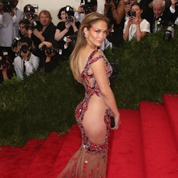 Jennifer Lopez's Met Gala looks are legendary, from her lace dress in 2004 to her naked dress in 201...
