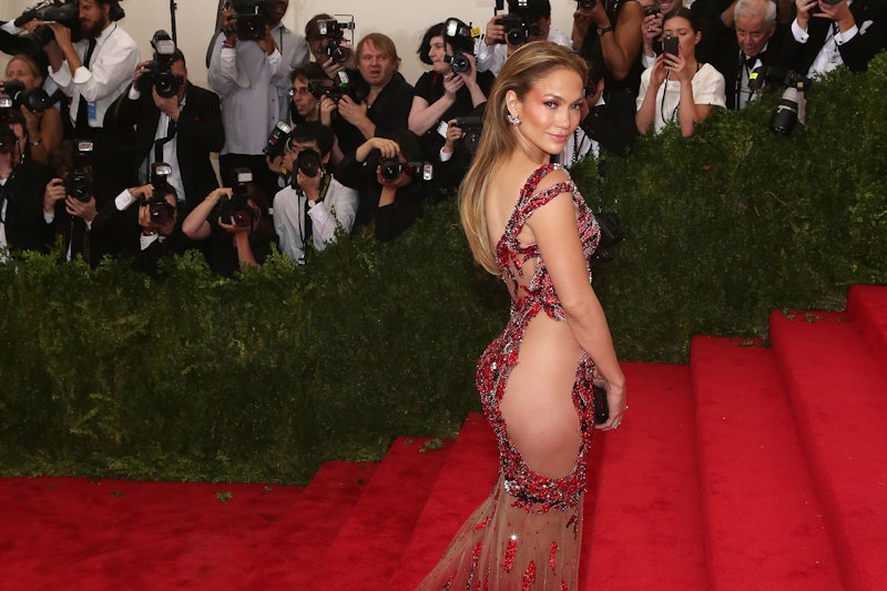 Jennifer Lopez's Met Gala looks are legendary, from her lace dress in 2004 to her naked dress in 201...