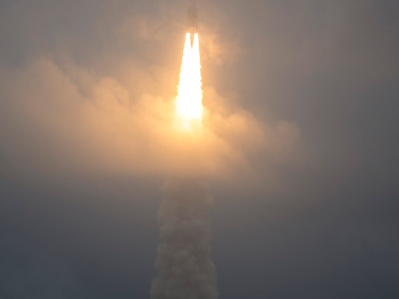 KOUROU, FRENCH GUIANA - DECEMBER 25: In this handout image provided by the U.S. National Aeronatics...