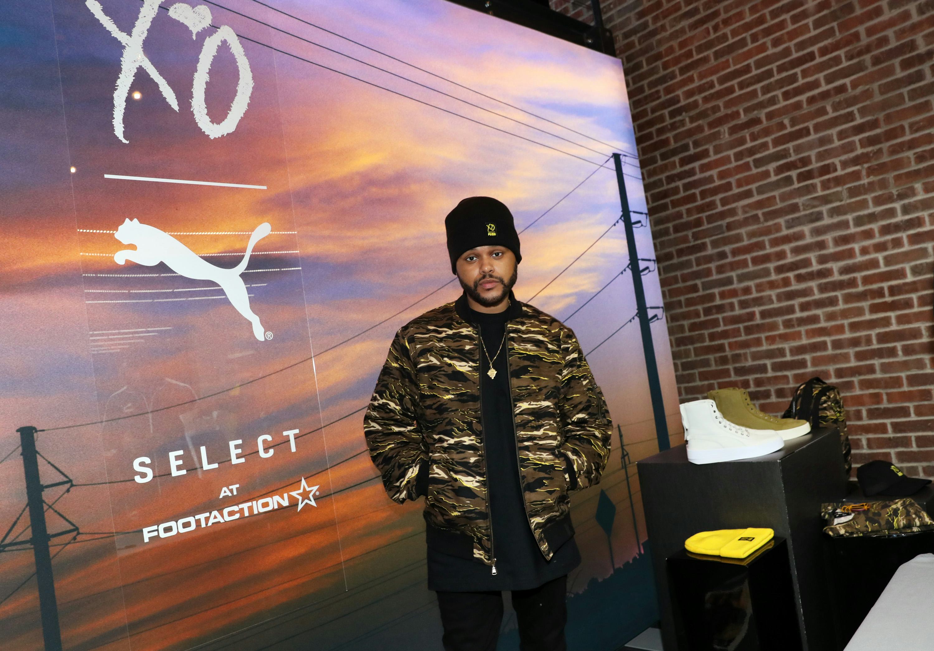 NEW YORK, NY - NOVEMBER 13:  Recording artist The Weeknd attends the Puma XO Pop-Up Shop on November&hellip;