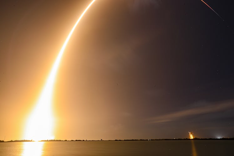 FLORIDA, USA - DECEMBER 18: SpaceX Falcon 9 rocket carrying Turkeyâs new telecommunication satellite...