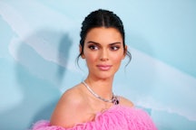 Kendall Jenner defends her Lauren Perez wedding dress after critics call it "inappropriate."