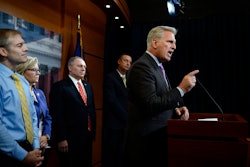 UNITED STATES -  SEPTEMBER 25: House Minority Leader Kevin McCarthy, R-Calif., speaks during a press...