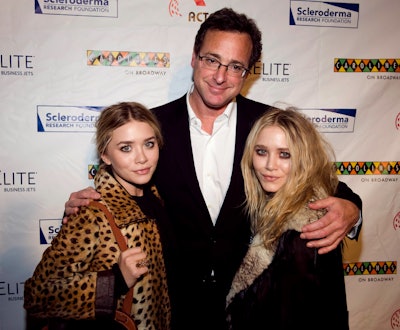 NEW YORK - NOVEMBER 09:  Actress Mary Kate Olsen, comedian Bob Saget and Ashley Olsen attend Cool Co...