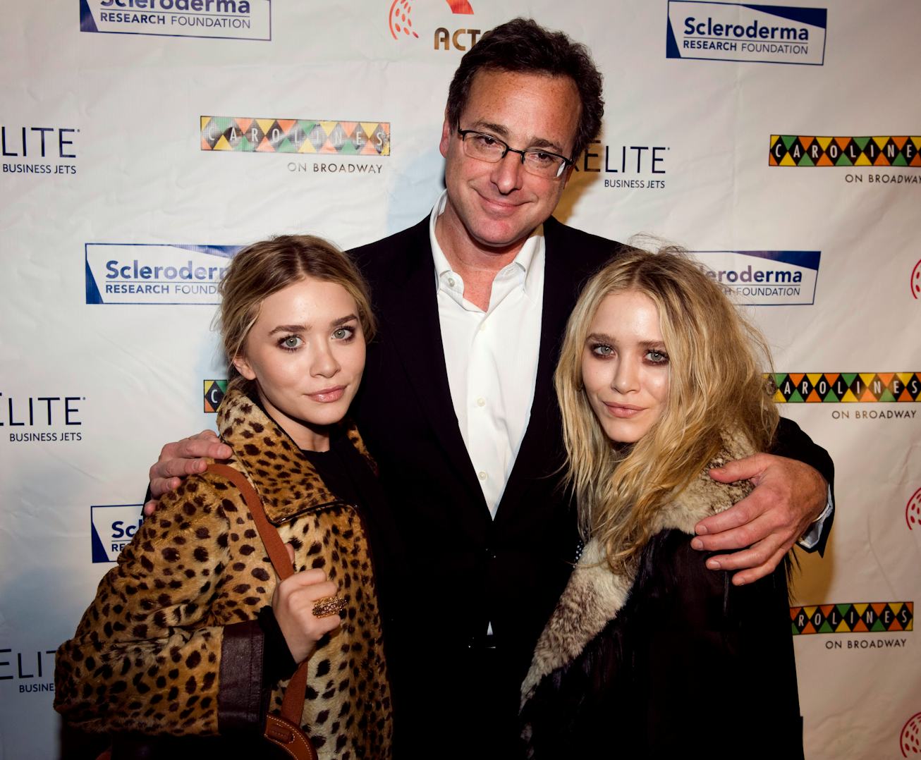 NEW YORK - NOVEMBER 09: Actress Mary Kate Olsen, comedian Bob Saget and Ashley Olsen attend Cool Co...